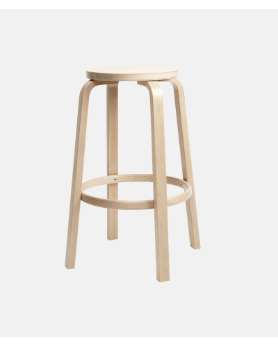 Artek - Alvar Aalto Bar Stool 64 natural lacquered H75 cm